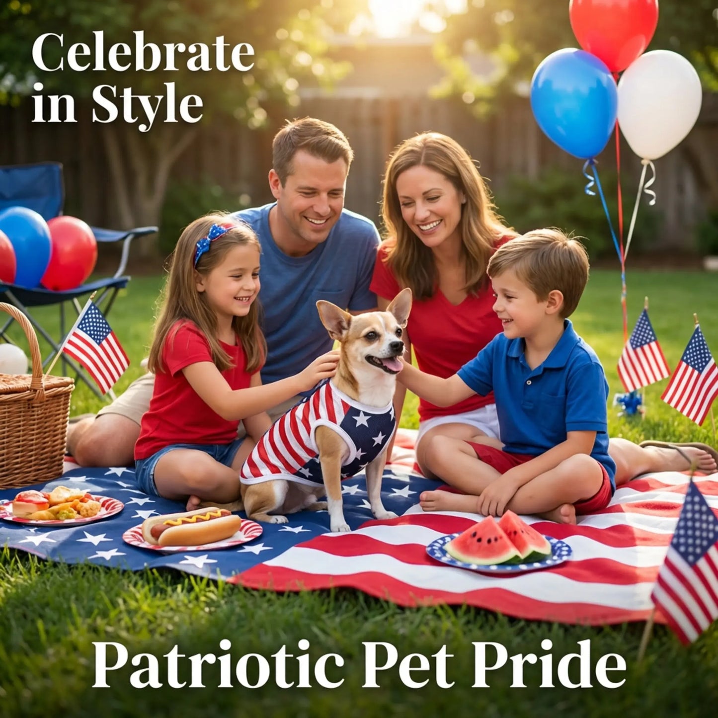 Dog Vest Pet Clothing Costumes Puppy Clothes American Flag Style Mesh Breathable Fabric Summer Cool High Stretch Comfort Small Dogs Outdoor Independence Day