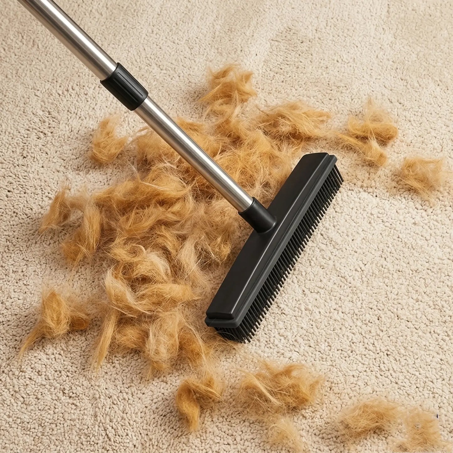 Pet Hair Removal Broom,Hair Resistant Household Floor Scrubber