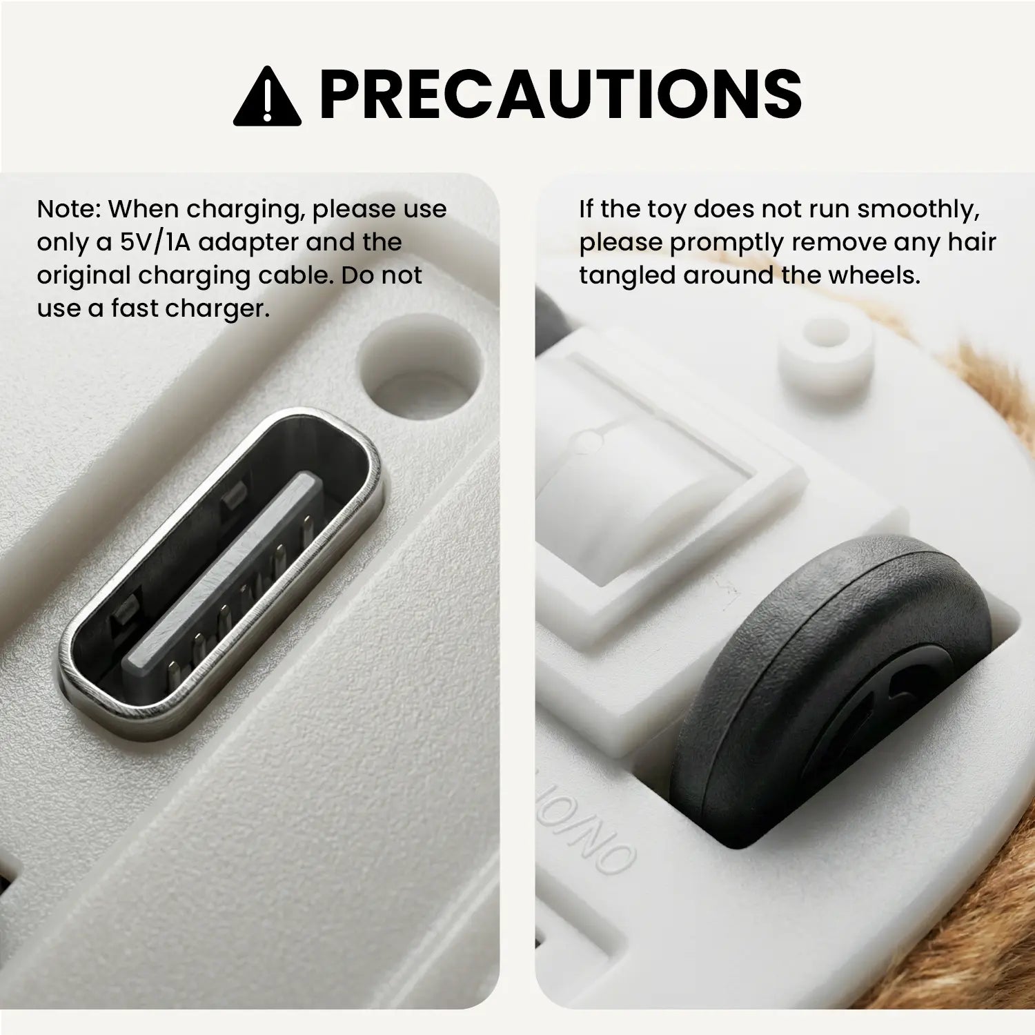 Geoorood Automatic Electric Cat Toy with Random Movement – USB Rechargeable Mouse Toy for Indoor Cats, Keeps Them Active & Entertained