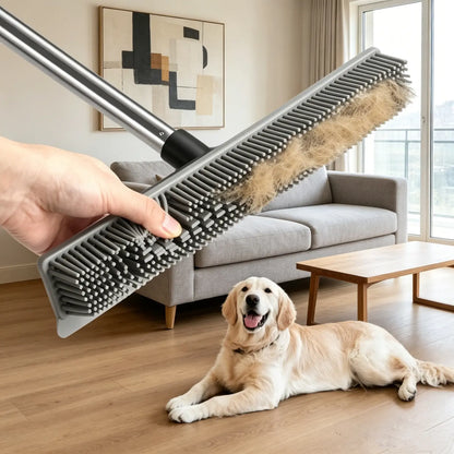 Pet Hair Removal Broom,Hair Resistant Household Floor Scrubber