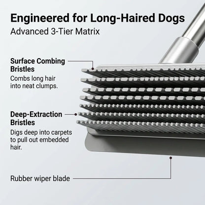 Pet Hair Removal Broom,Hair Resistant Household Floor Scrubber